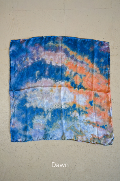 Tie Dye Silk Scarf