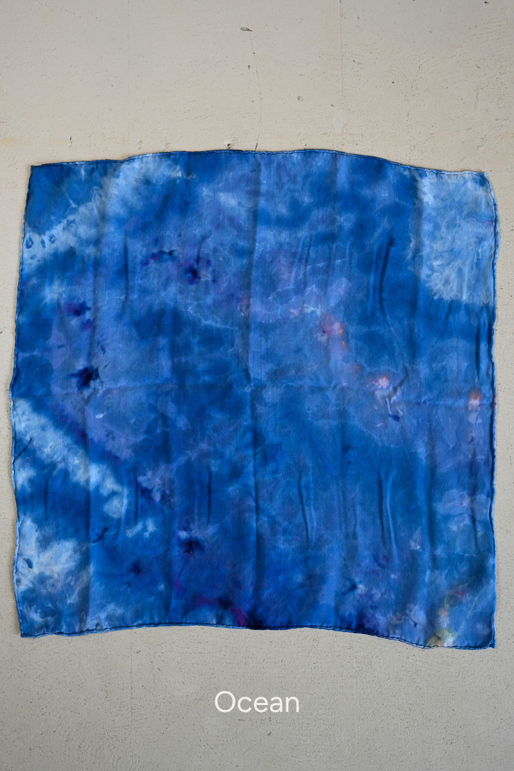 Tie Dye Silk Scarf