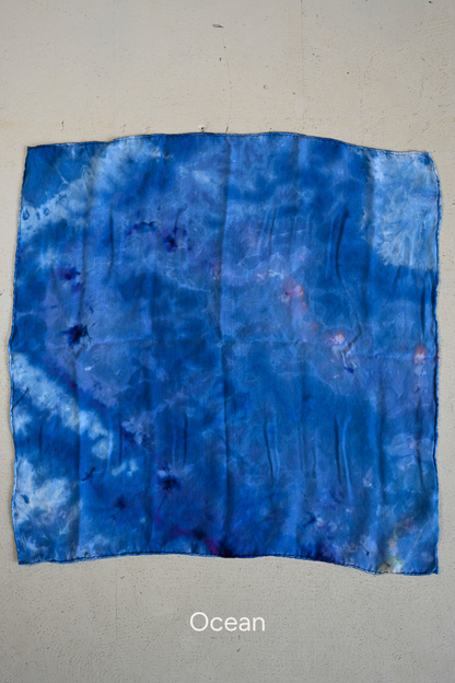 Tie Dye Silk Scarf