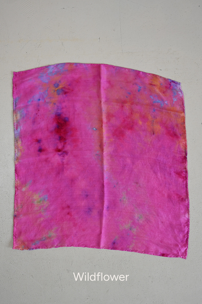 Tie Dye Silk Scarf