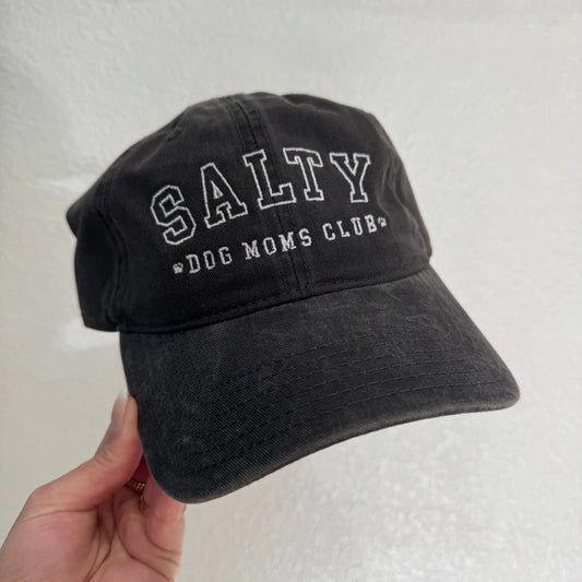 Salty Dog Moms Club Hat - Black