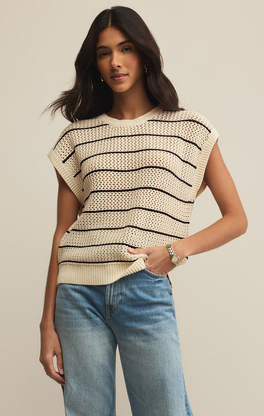 Sea Palm Stripped Sweater