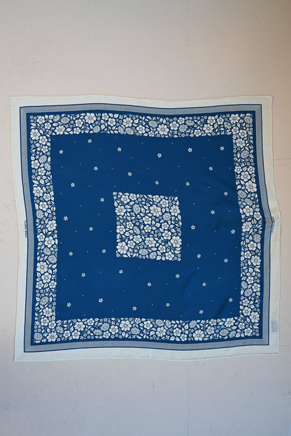 Silk Bandana Scarf - Santorini Floral