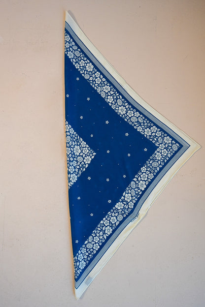 Silk Bandana Scarf - Santorini Floral