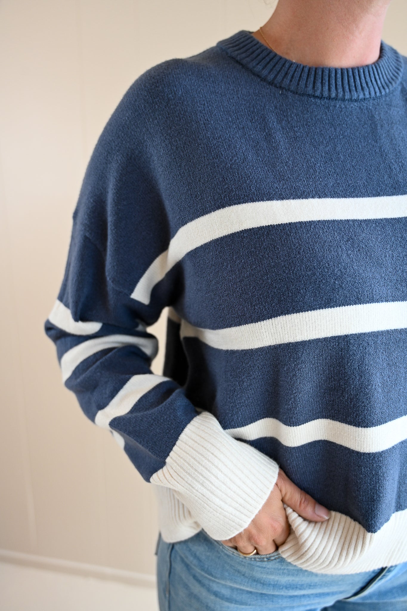 Companion Stripped Sweater