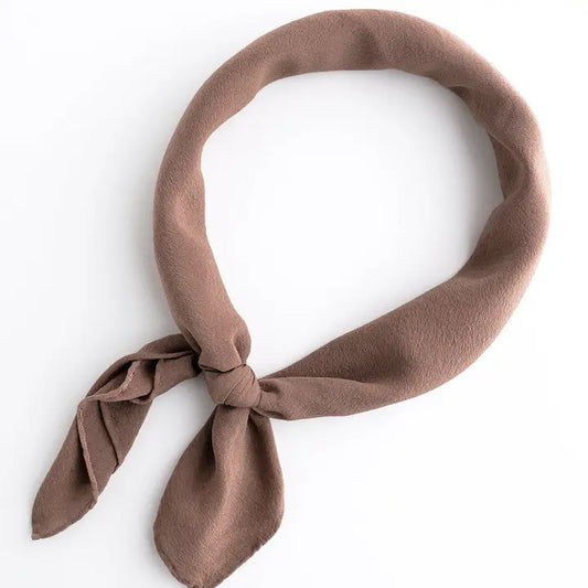 Silk Scarf - Mushroom