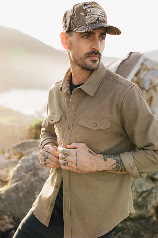 South Coast Shirt Vintage Sandstone Men by VNTNA