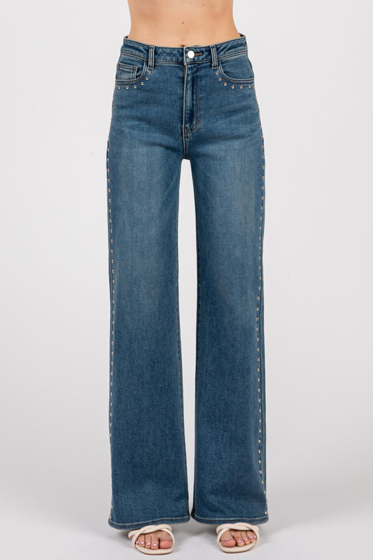 Caledonia Studded Denim