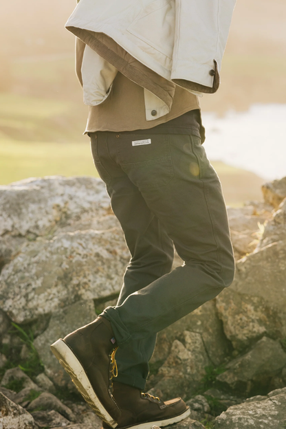 Tradesman Pant Salt Washed Coal Men by VNTNA