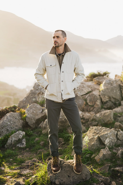 Tradesman Pant Salt Washed Coal Men by VNTNA
