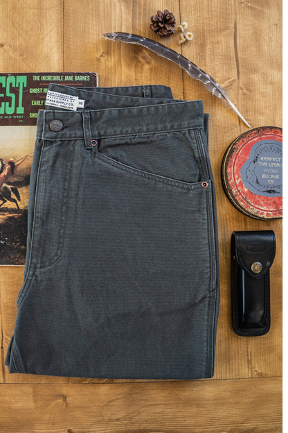 Tradesman Pant Salt Washed Coal Men by VNTNA
