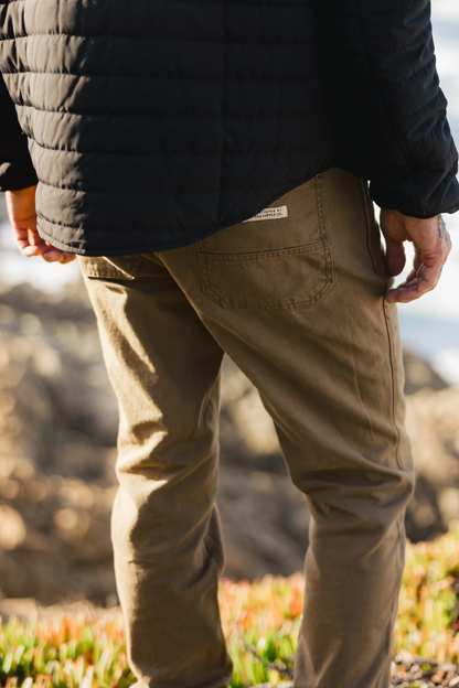 Tradesman Pant Salt Washed Tobacco Men by VNTNA