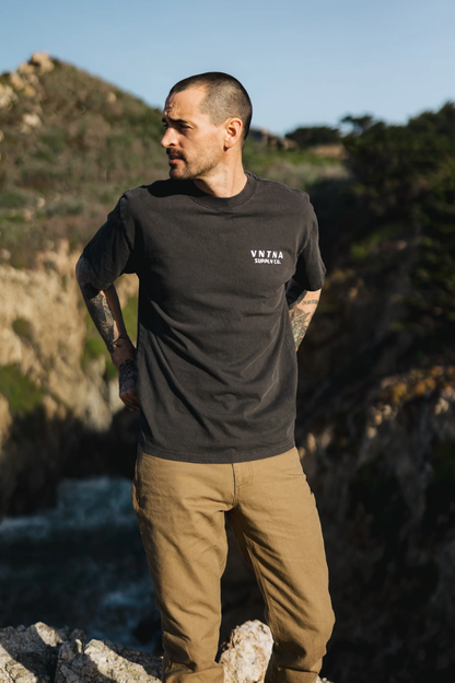 Tradesman Pant Salt Washed Tobacco Men by VNTNA