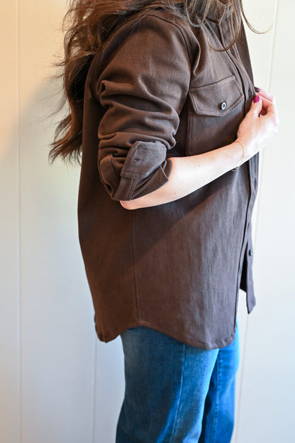 Cove Shirt Mocha by VNTNA