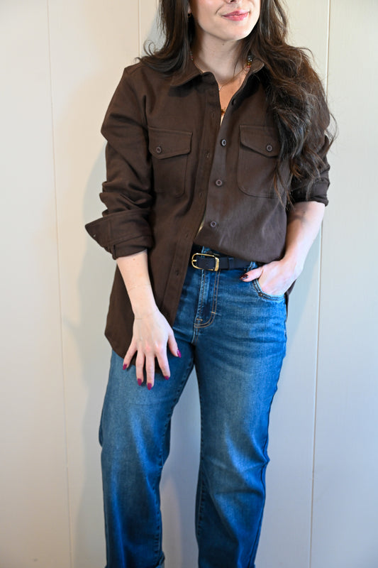 Cove Shirt Mocha by VNTNA