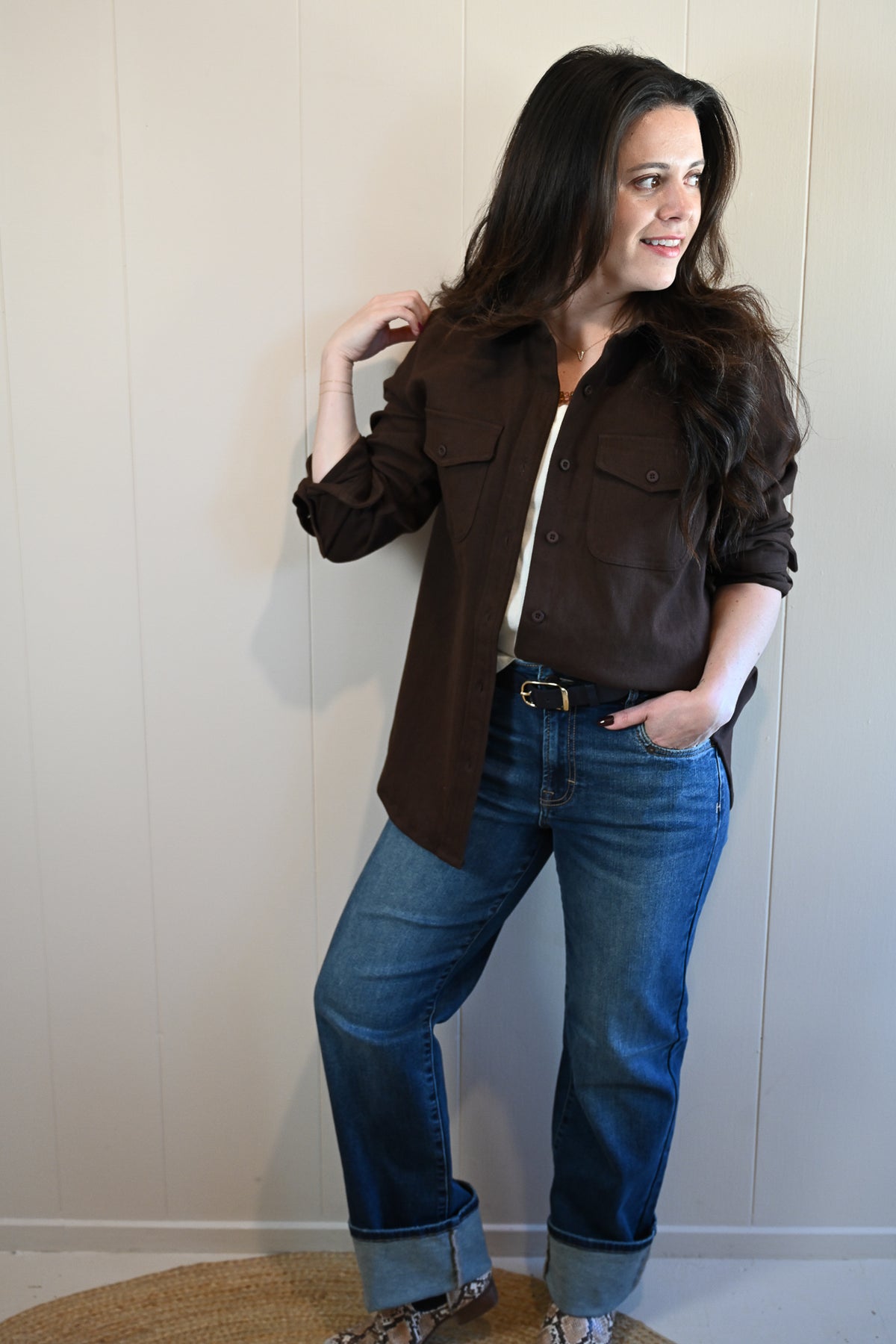 Cove Shirt Mocha by VNTNA