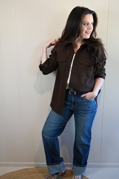 Cove Shirt Mocha by VNTNA