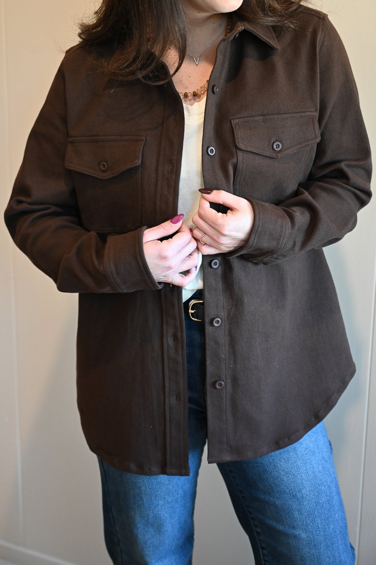 Cove Shirt Mocha by VNTNA