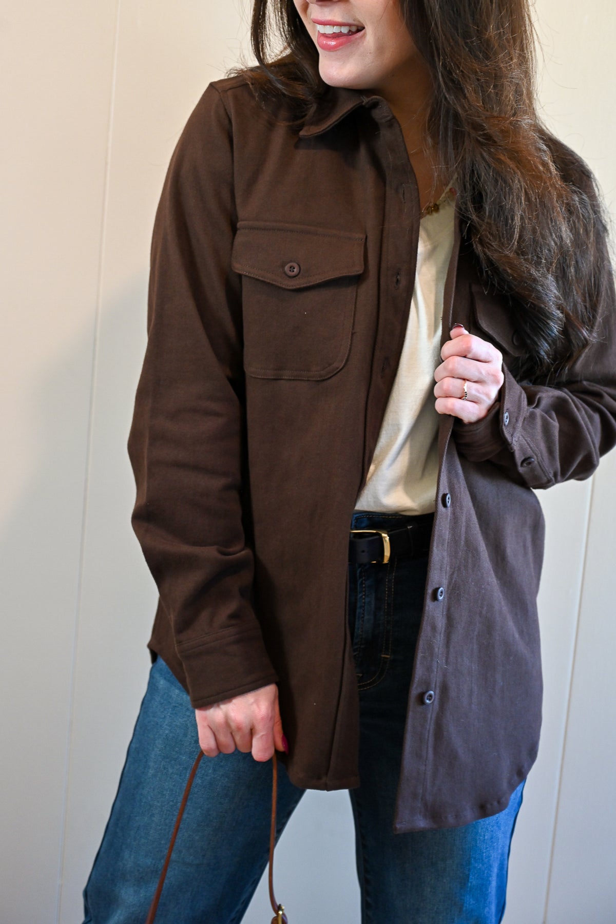 Cove Shirt Mocha by VNTNA