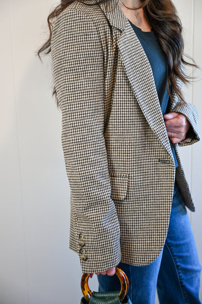 Beaufort Place Hounds Tooth Blazer