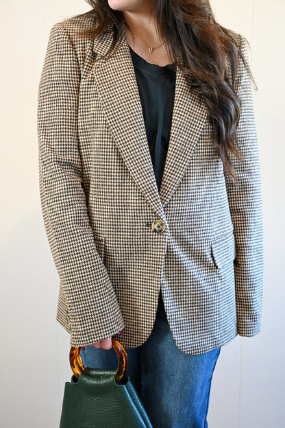 Beaufort Place Hounds Tooth Blazer