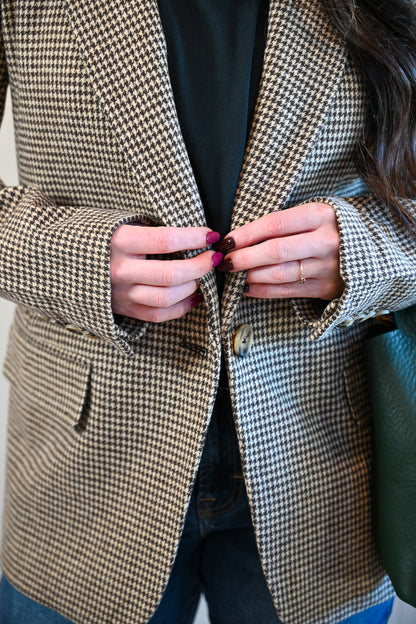 Beaufort Place Hounds Tooth Blazer
