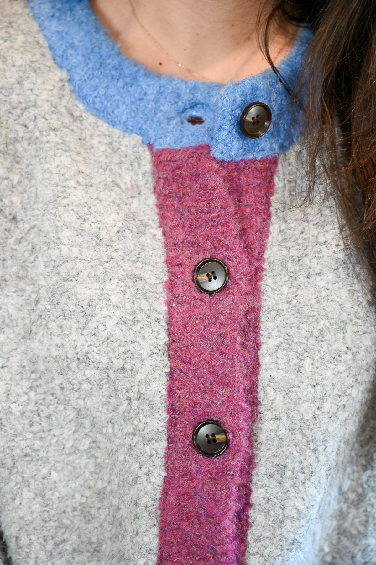 Ransford Avenue Color Contrast Cardigan