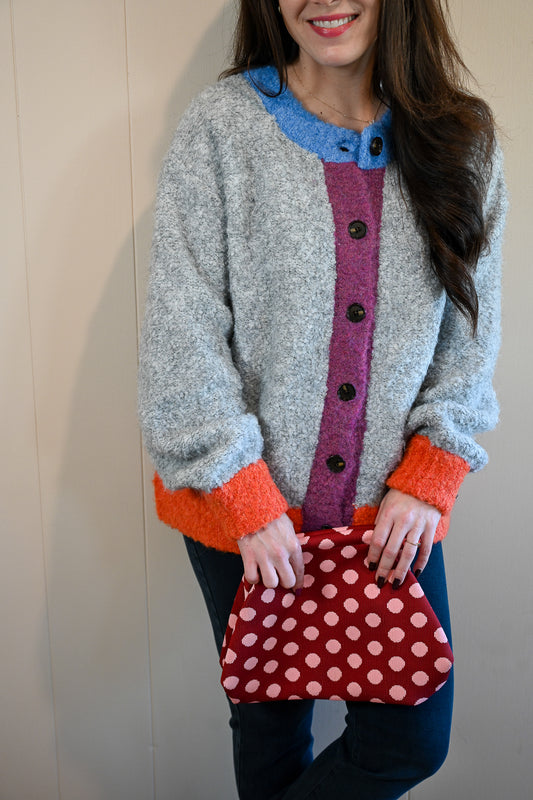 Ransford Avenue Color Contrast Cardigan