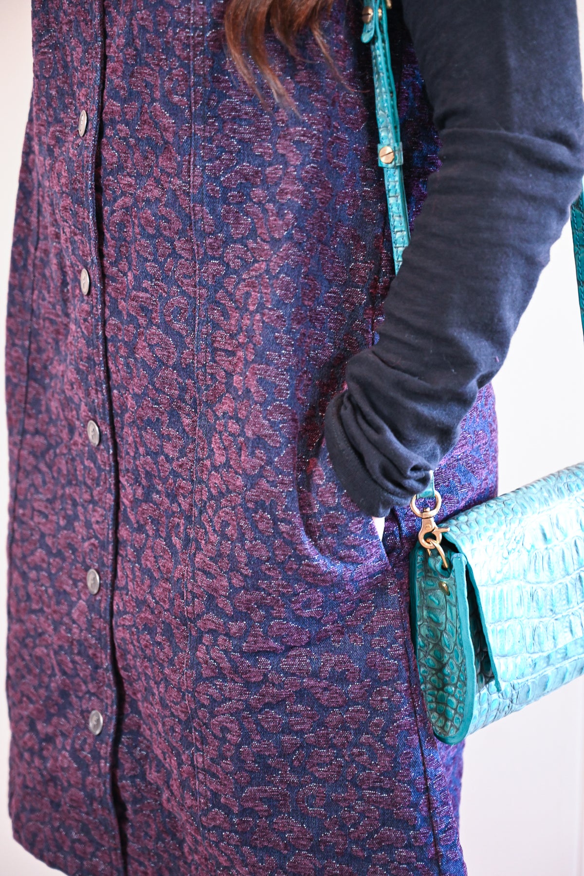 Funston Avenue Jacquard Jumper Dress