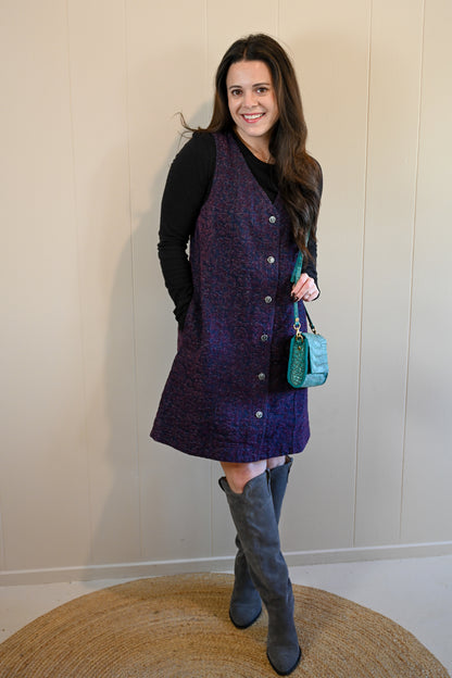 Funston Avenue Jacquard Jumper Dress
