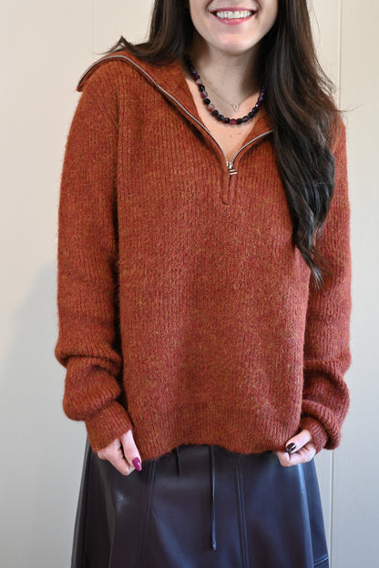 Platt Court Quarter Zip Sweater