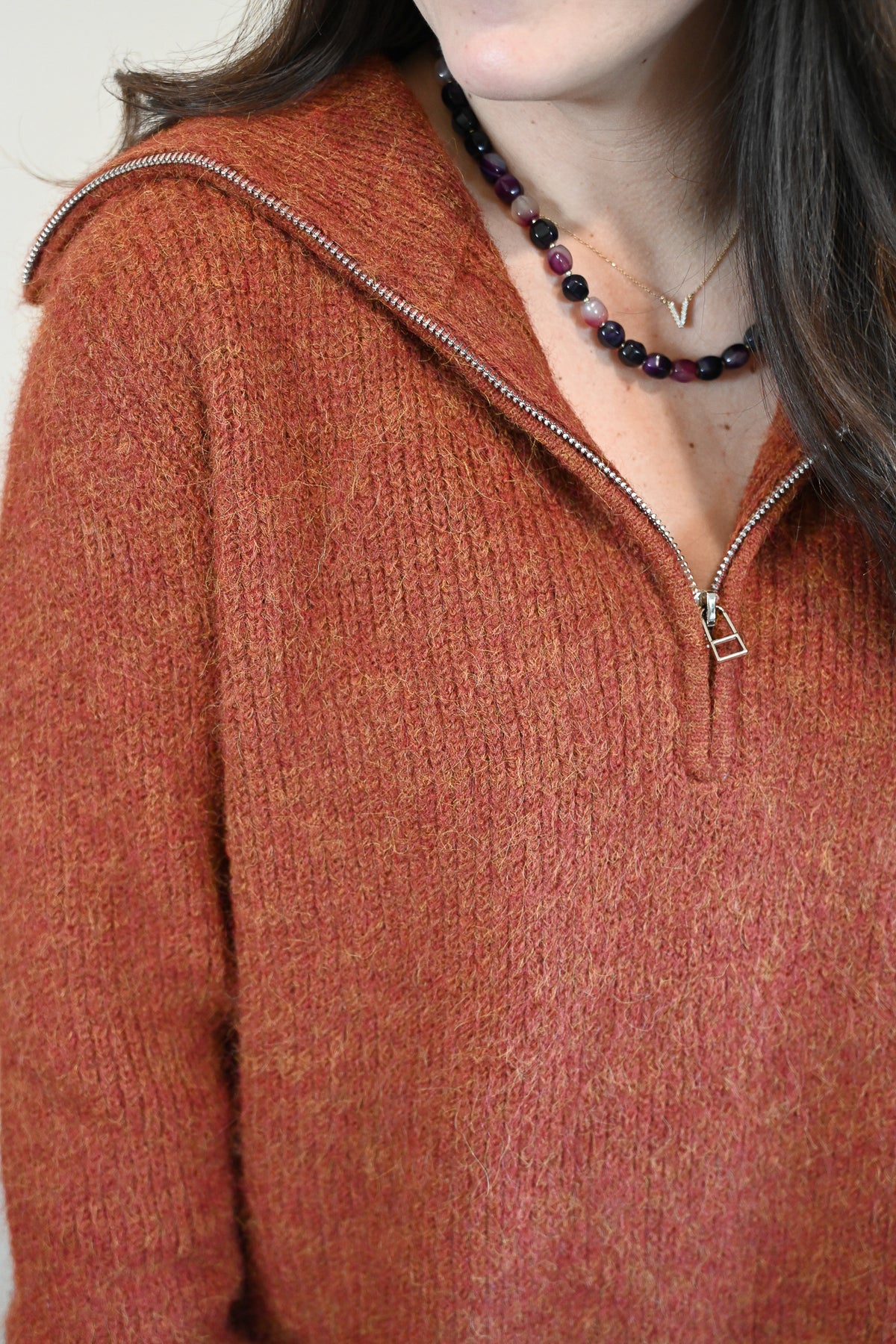 Platt Court Quarter Zip Sweater