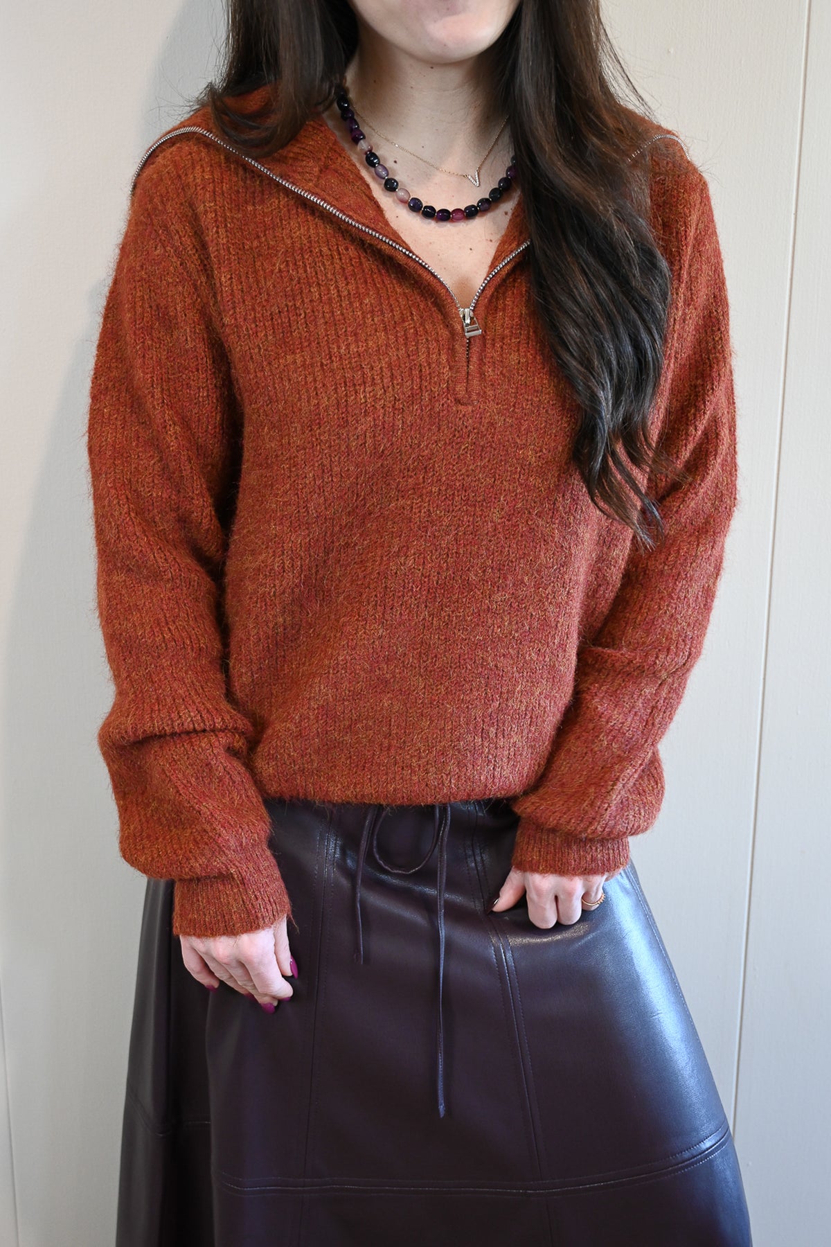 Platt Court Quarter Zip Sweater