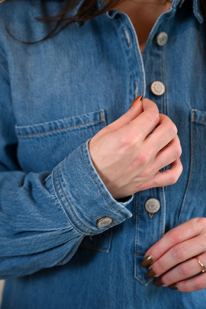 Union Street Denim Shift Dress