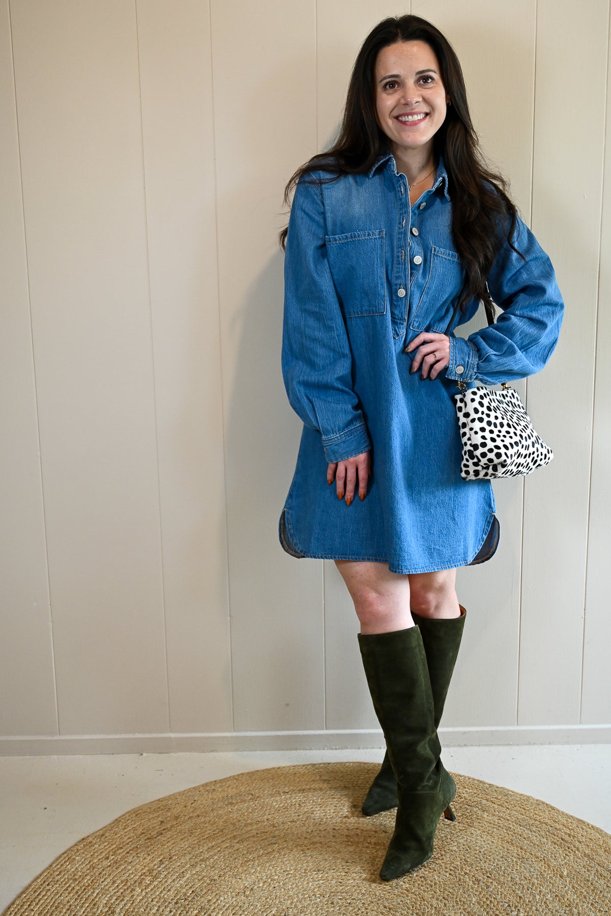 Union Street Denim Shift Dress