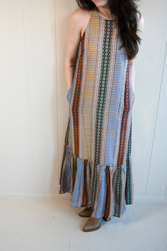 Evans Avenue Cross Back Midi Dress