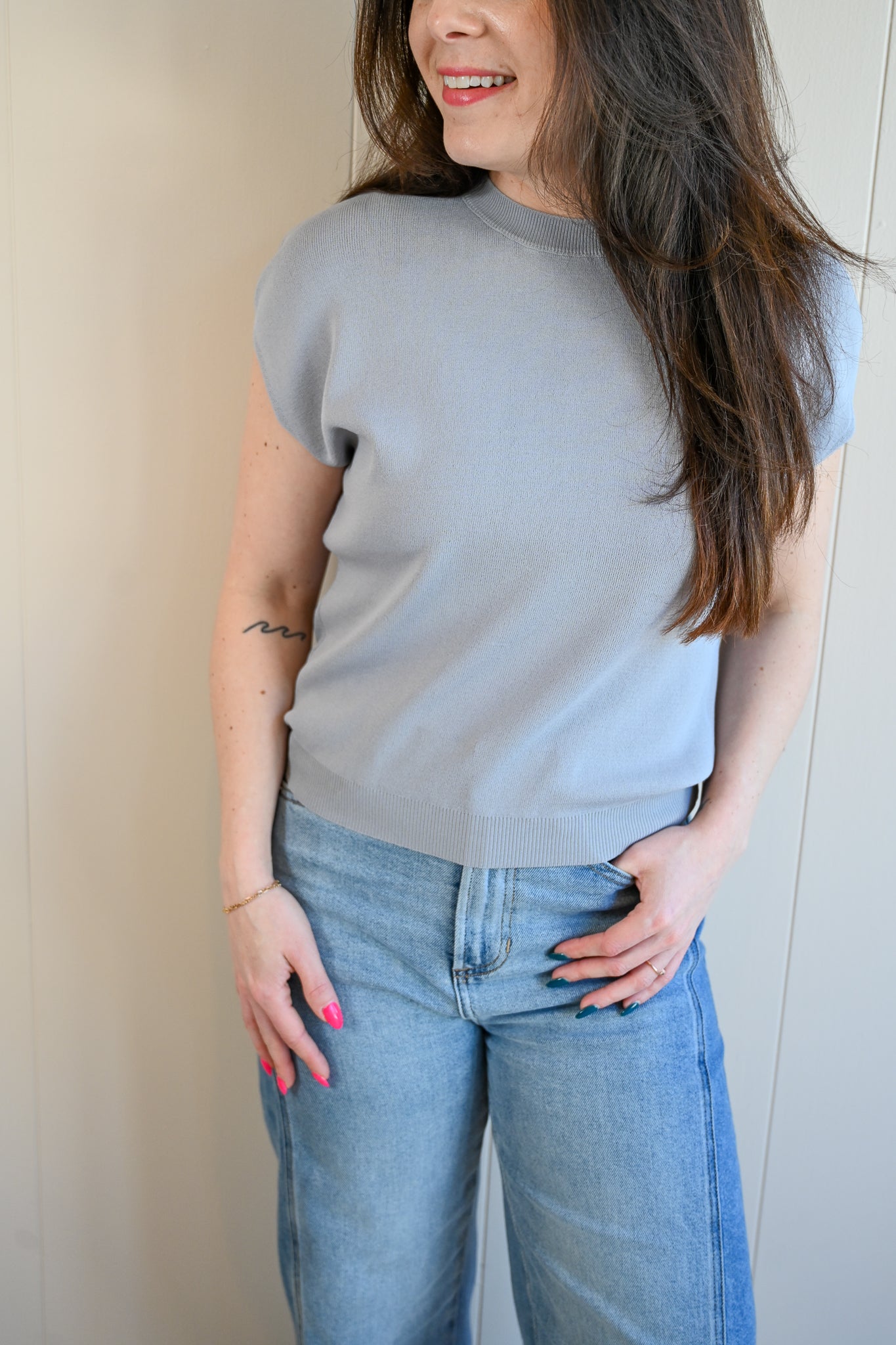 Forest Hill Cap Sleeve Top