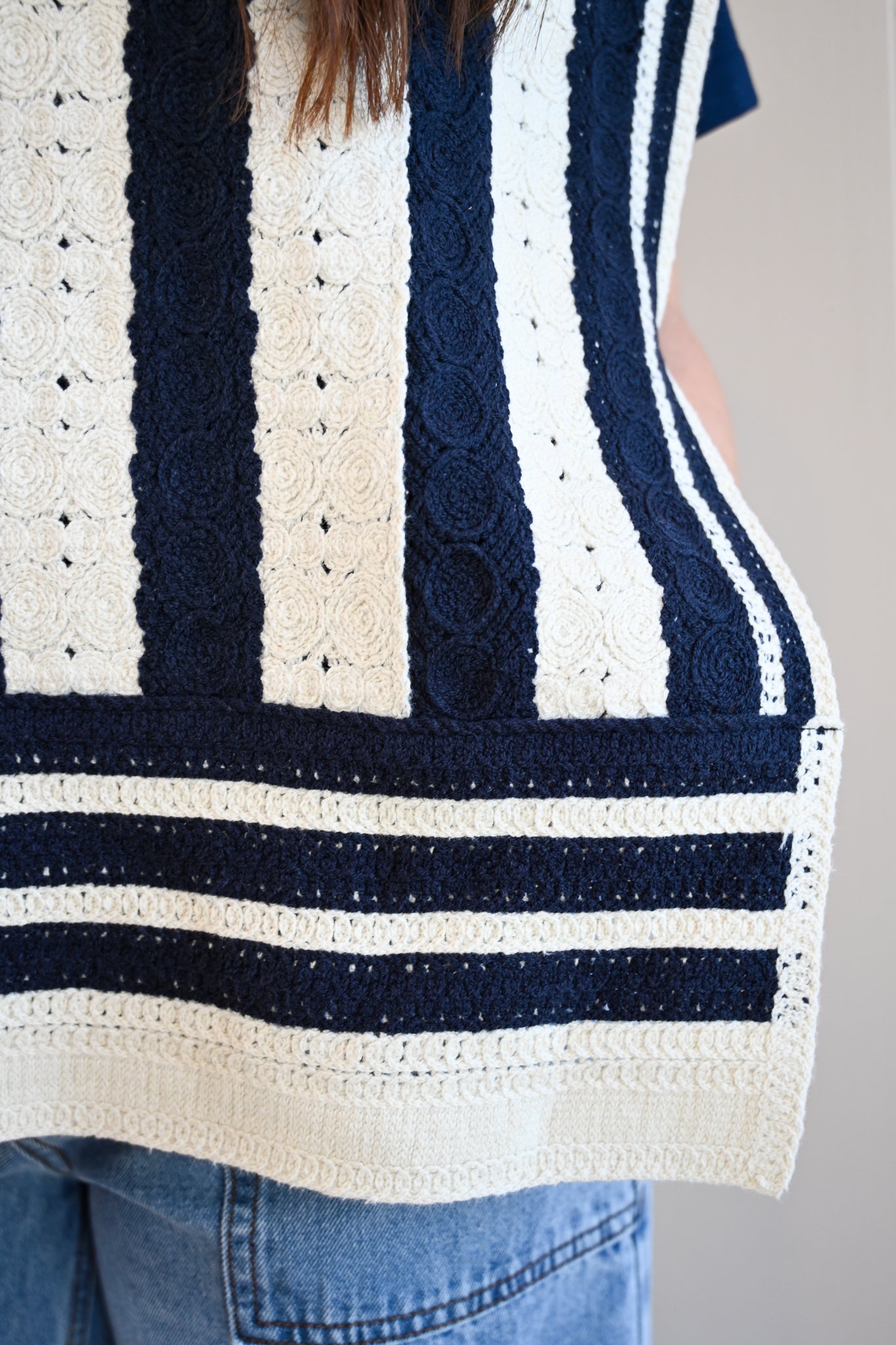 Moss Street Stripe Side Tie Top