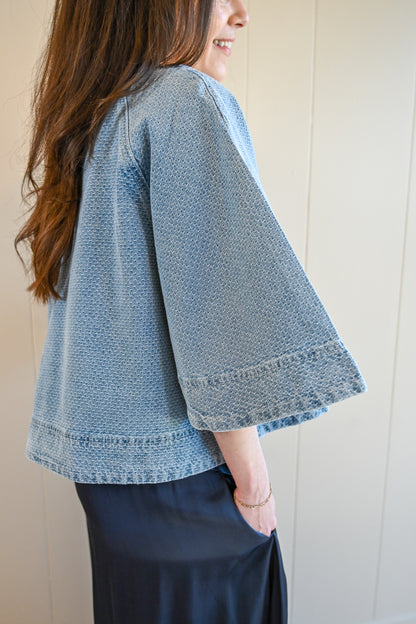 Moreland Avenue Denim Top