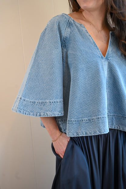 Moreland Avenue Denim Top