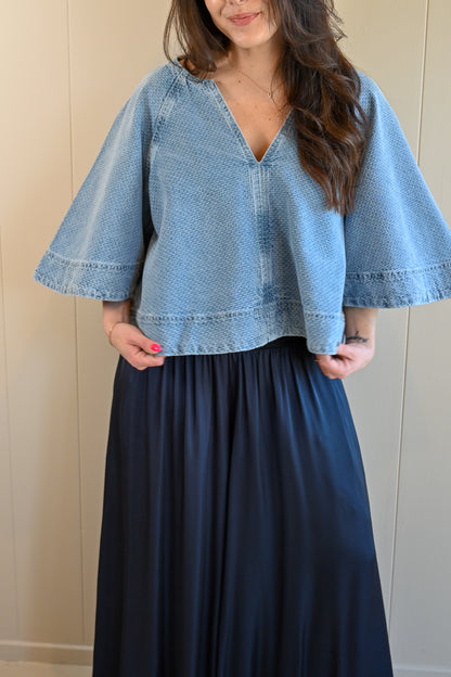 Moreland Avenue Denim Top