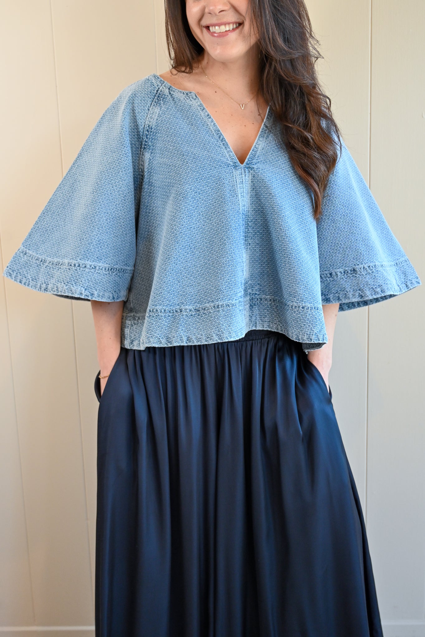 Moreland Avenue Denim Top