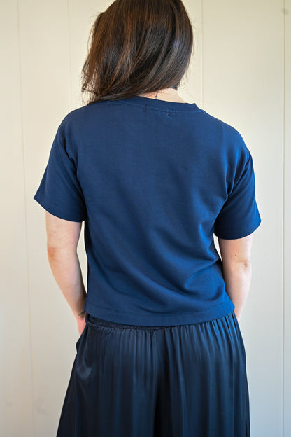 Heather Lane Lux Tee - Winter Ocean