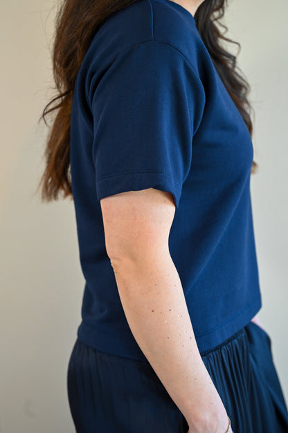 Heather Lane Lux Tee - Winter Ocean