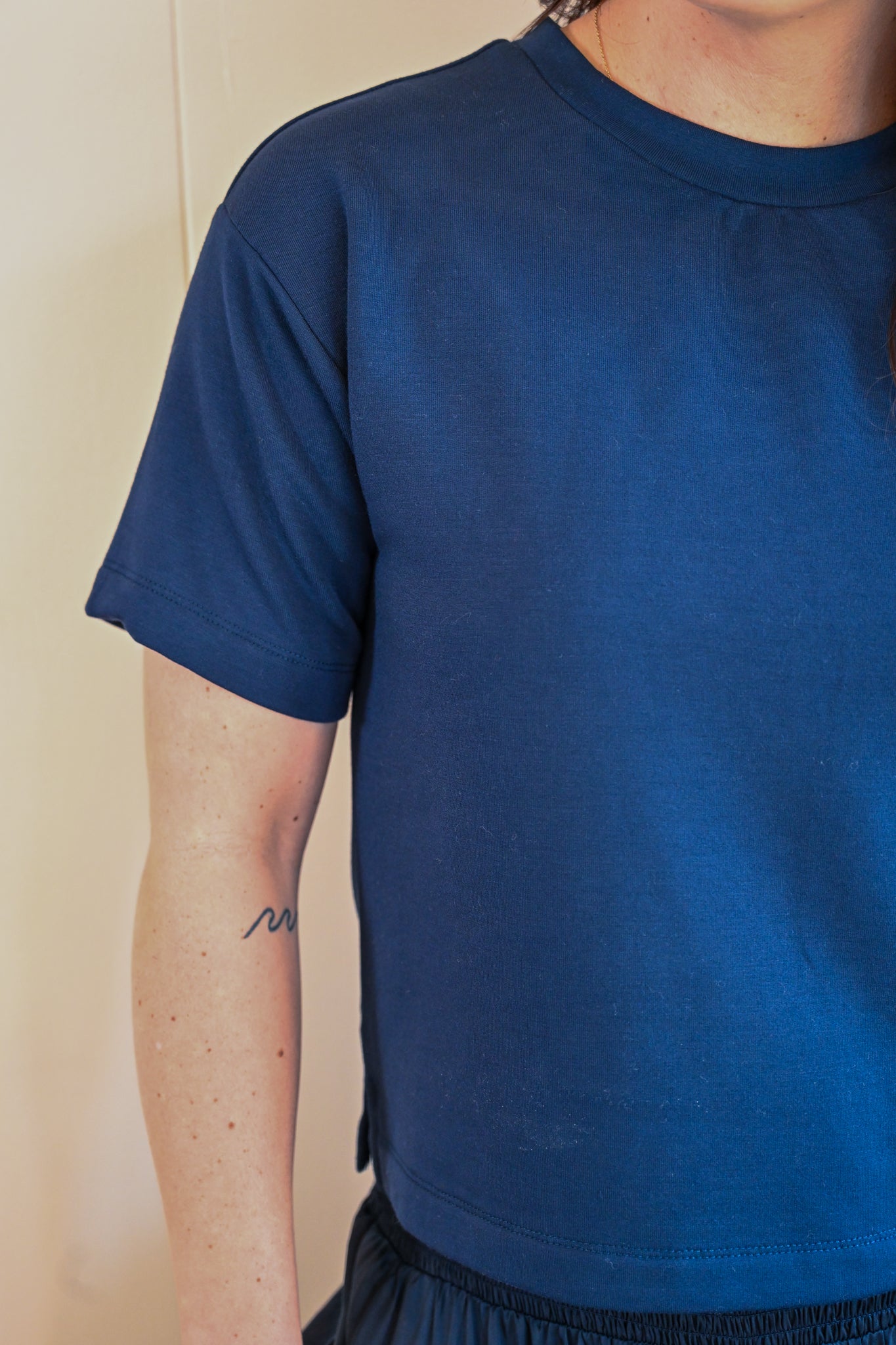 Heather Lane Lux Tee - Winter Ocean