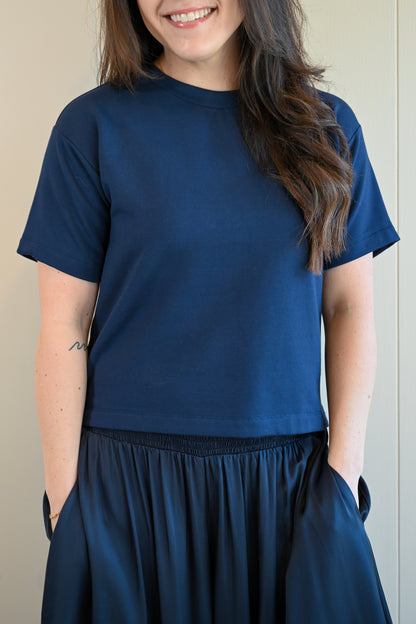 Heather Lane Lux Tee - Winter Ocean