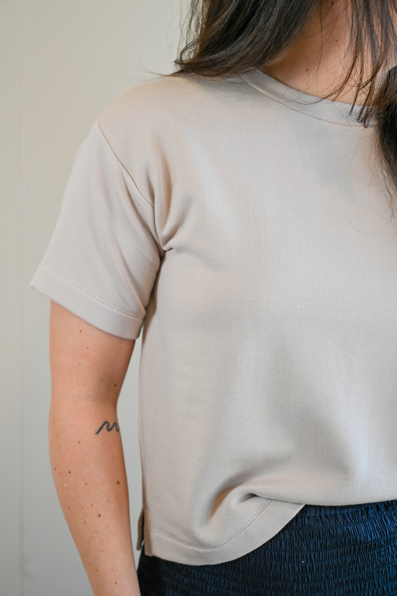 Heather Lane Lux Tee - Sand