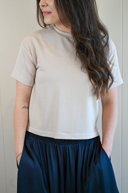 Heather Lane Lux Tee - Sand