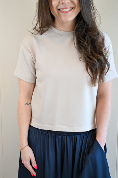 Heather Lane Lux Tee - Sand