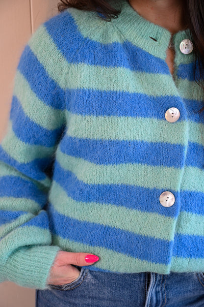 Beauford Striped Cardigan